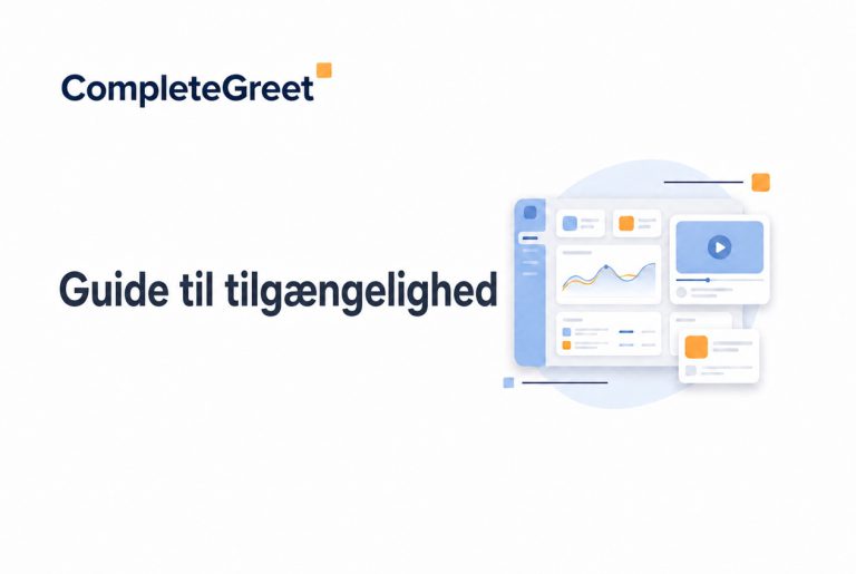 Guide til tilgængelige videowidgets