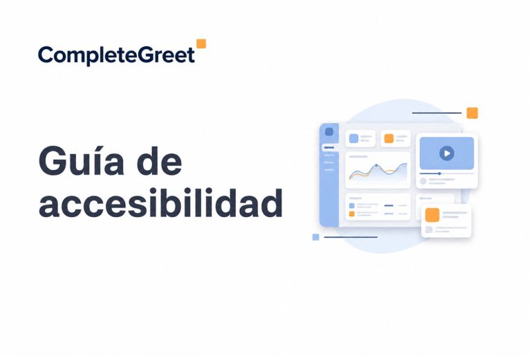 Guía de accesibilidad para widgets de vídeo