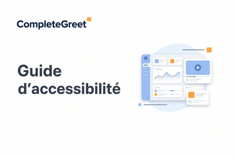 Guide d’accessibilité des widgets vidéo