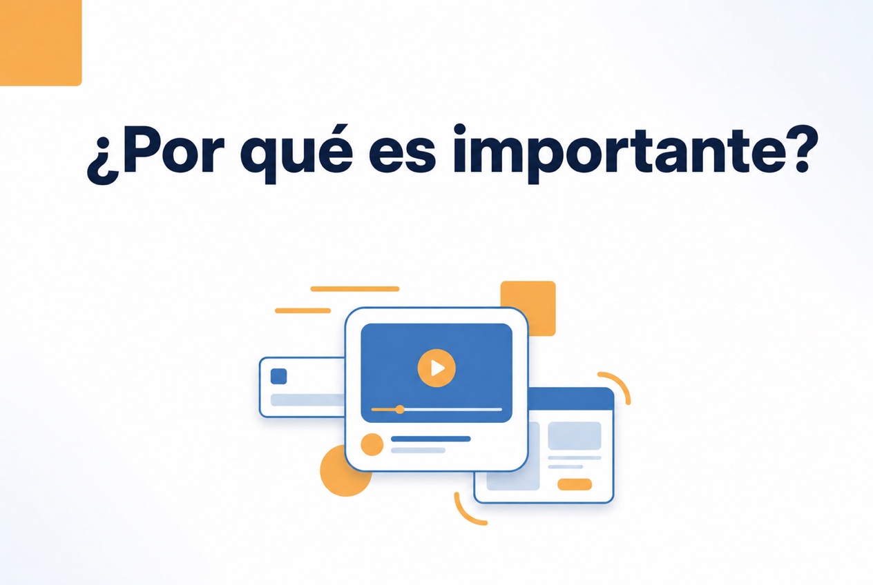 Ilustración sobre la importancia de la accesibilidad en widgets de vídeo