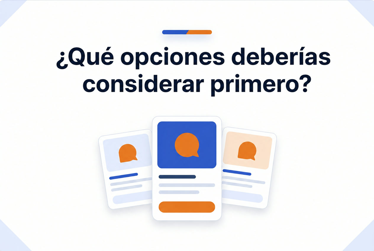 ¿Qué opciones de widget de vídeo conviene seleccionar primero?