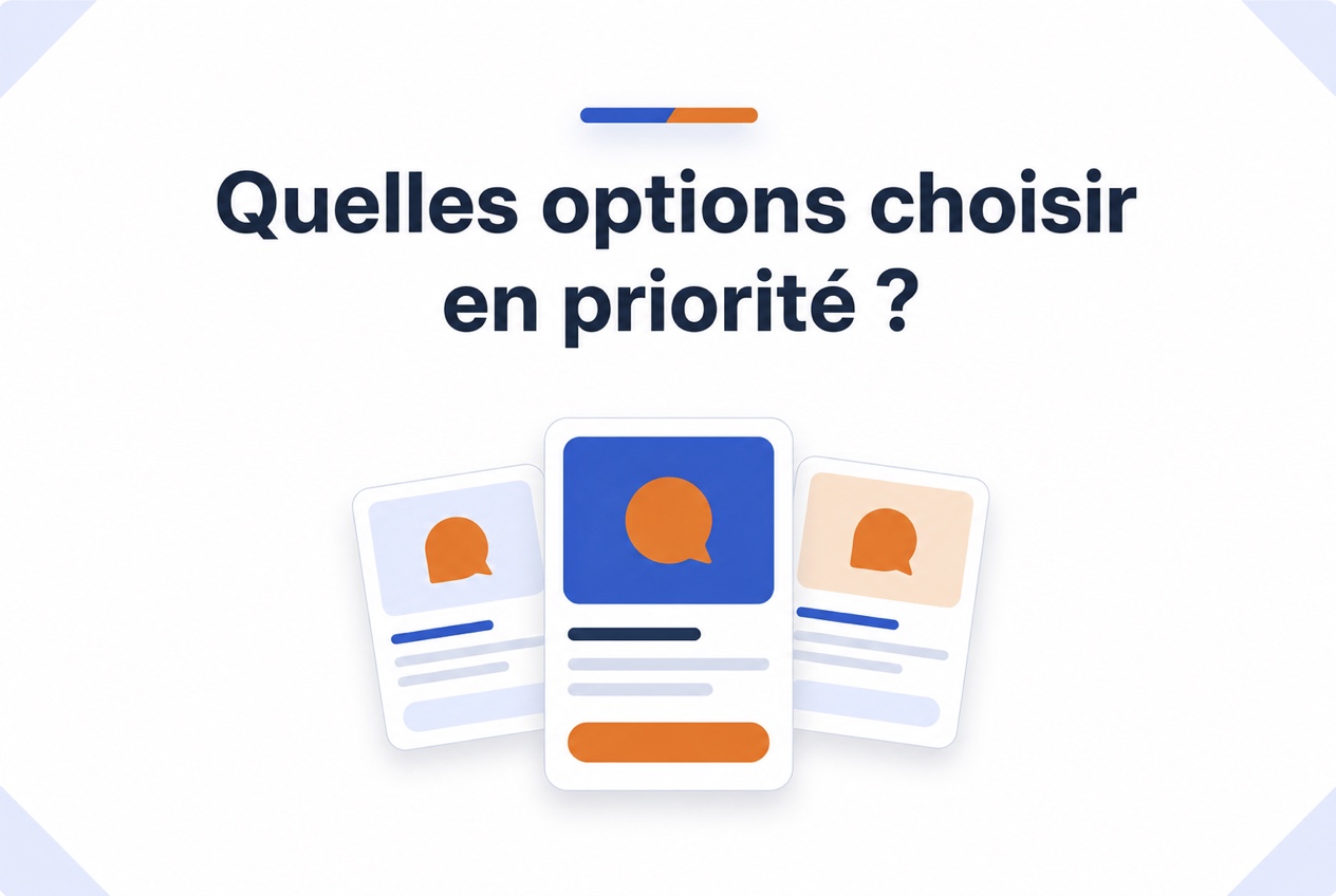 Les solutions à retenir en priorité