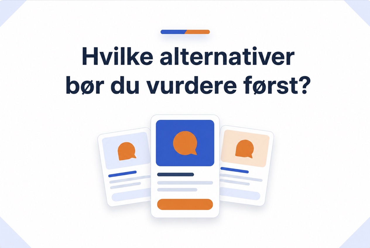 Løsningene du bør vurdere først