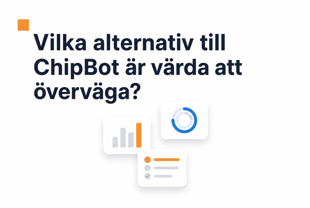 Illustration av alternativ till ChipBot som är värda att överväga