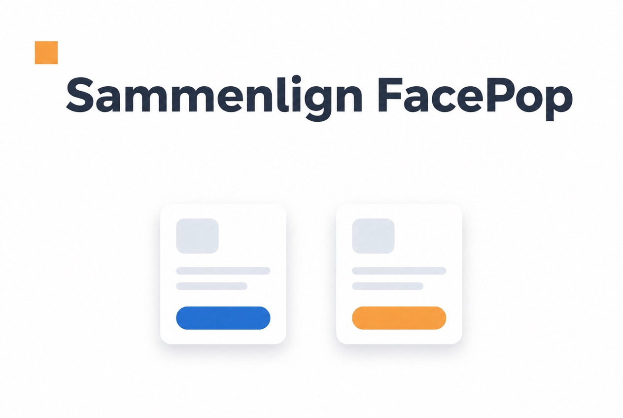 Sammenligning af priser hos CompleteGreet og FacePop
