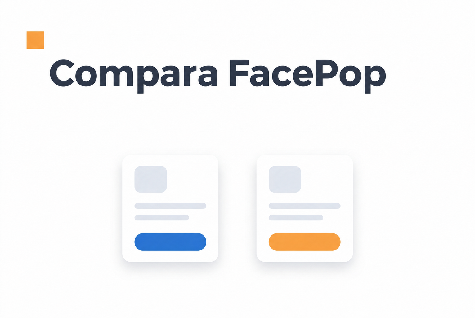 Ilustración comparativa sobre los precios de CompleteGreet y FacePop