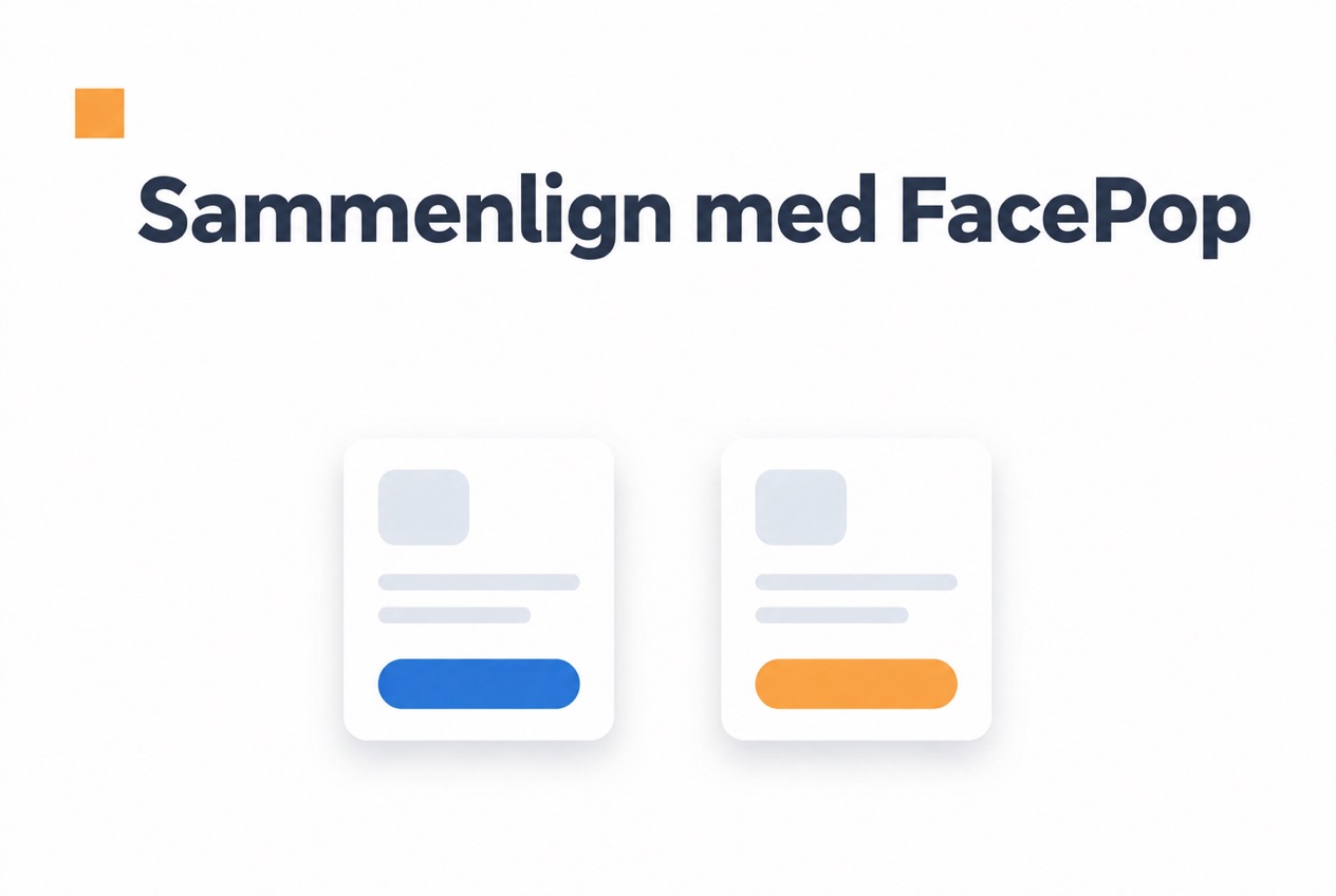 Prissammenligning mellom CompleteGreet og FacePop