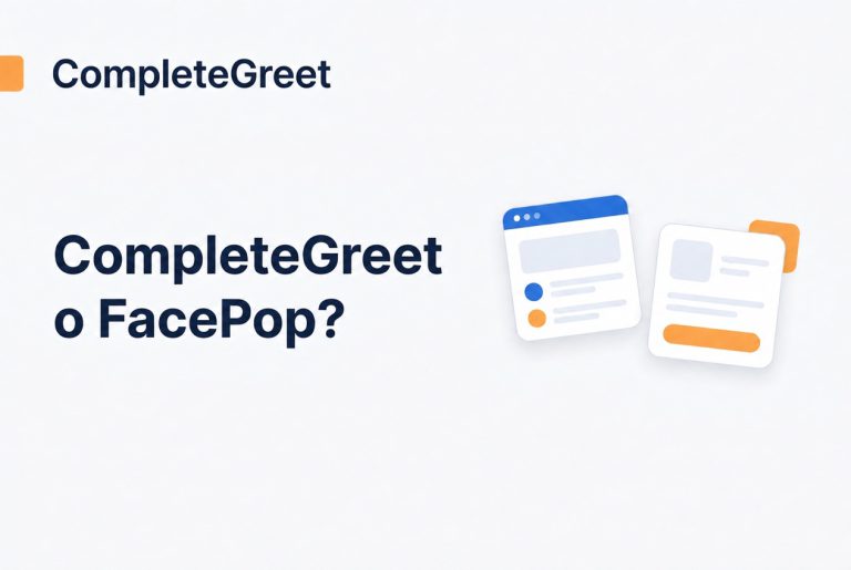 CompleteGreet o FacePop: quale widget video scegliere?