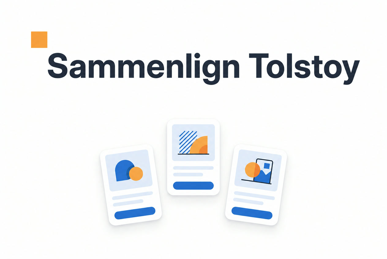 Sammenligning af CompleteGreet og Tolstoy på pris og funktioner