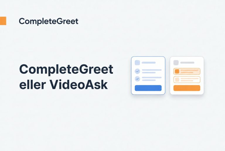 CompleteGreet eller VideoAsk: Hvilken videowidget passer til dig?
