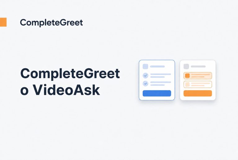 CompleteGreet o VideoAsk: ¿qué widget de vídeo elegir?