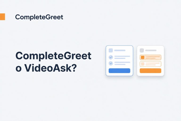 CompleteGreet o VideoAsk: quale widget video scegliere?