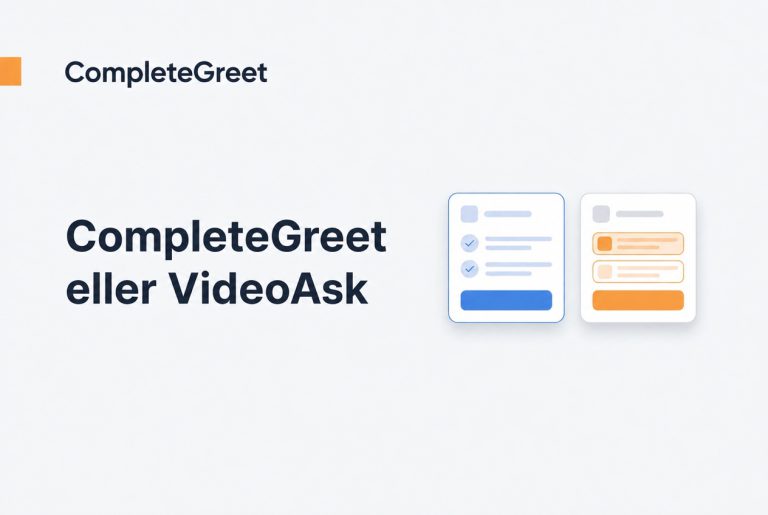 CompleteGreet eller VideoAsk: vilken videowidget passar dig?