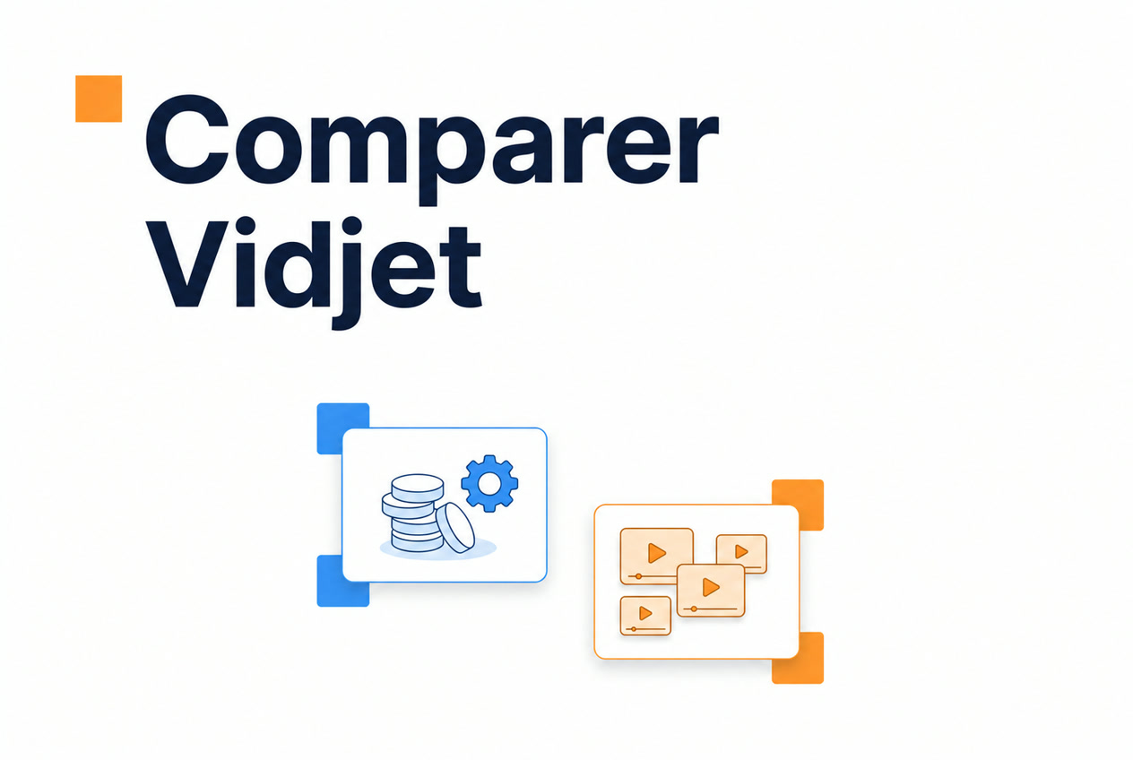 Comparaison des tarifs de CompleteGreet et Vidjet