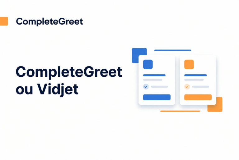 CompleteGreet ou Vidjet : quel outil vidéo choisir ?