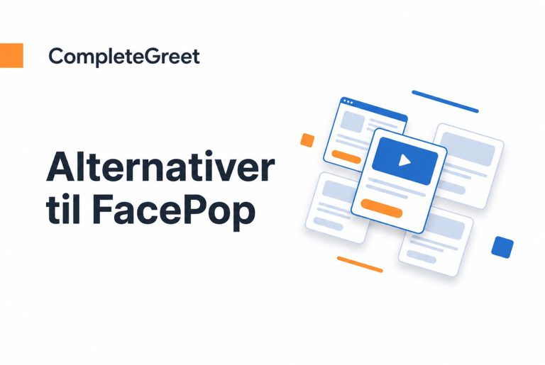 Alternativer til FacePop med aktiv vedligeholdelse