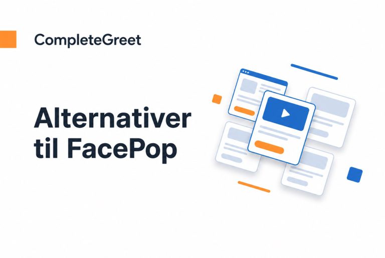 Alternativer til FacePop med aktiv produktutvikling
