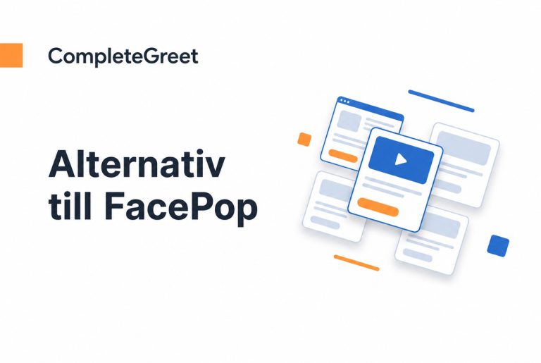 Alternativ till FacePop med aktiv produktutveckling