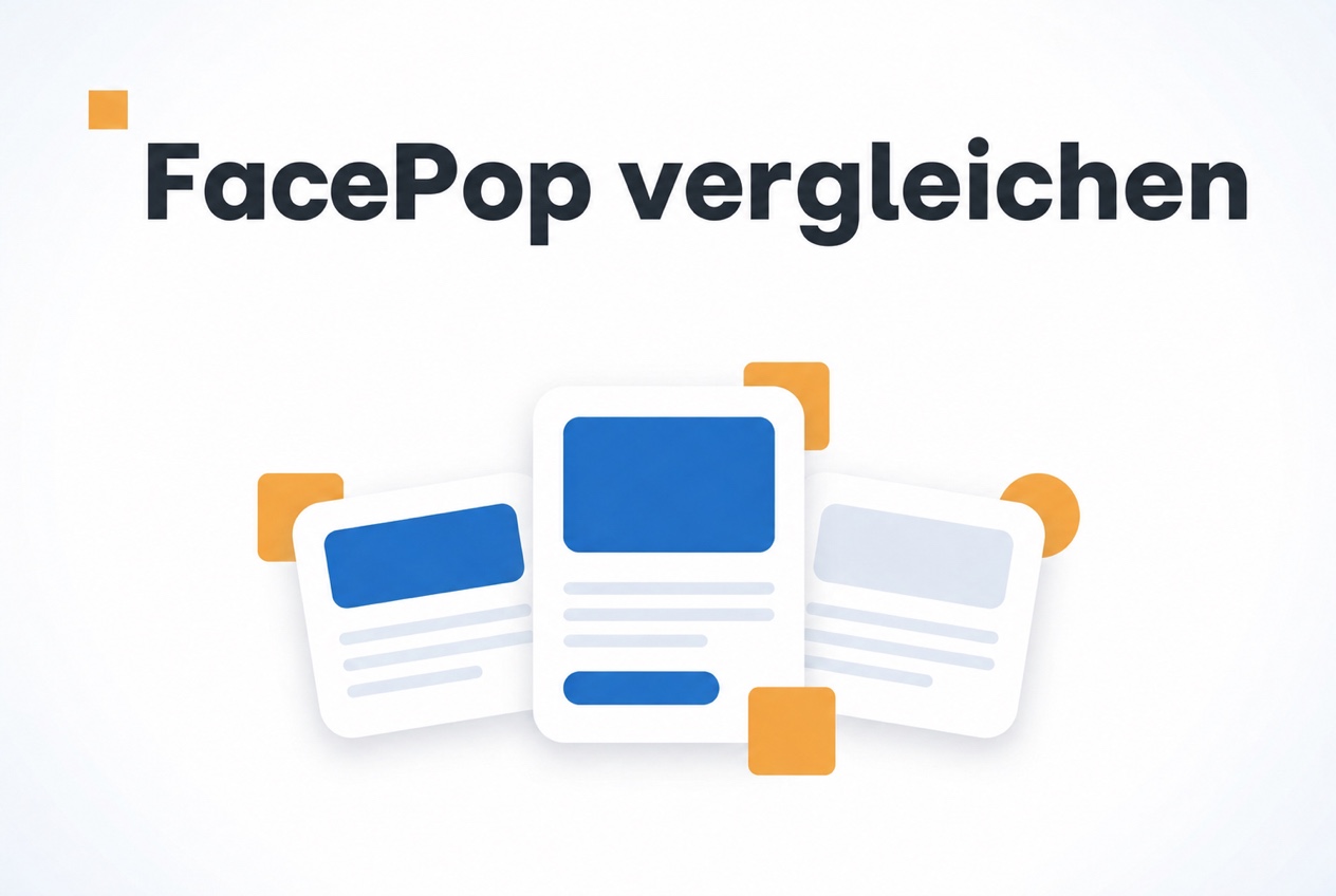 Vergleich der Gründe für die Suche nach FacePop Alternativen