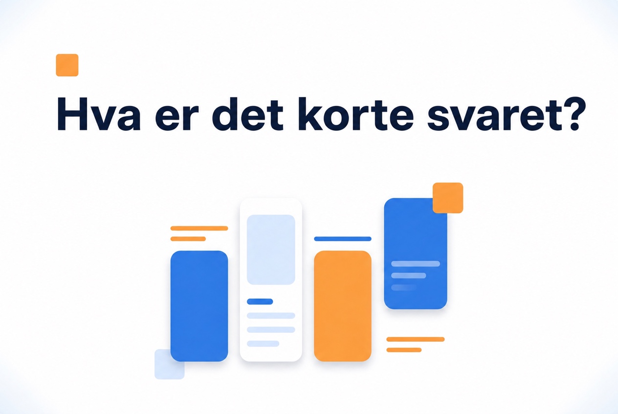 Førsteinntrykket på nettstedet: Slik påvirker video opplevelsen 1 Illustrasjon av det korte svaret om videohilsener og førsteinntrykk