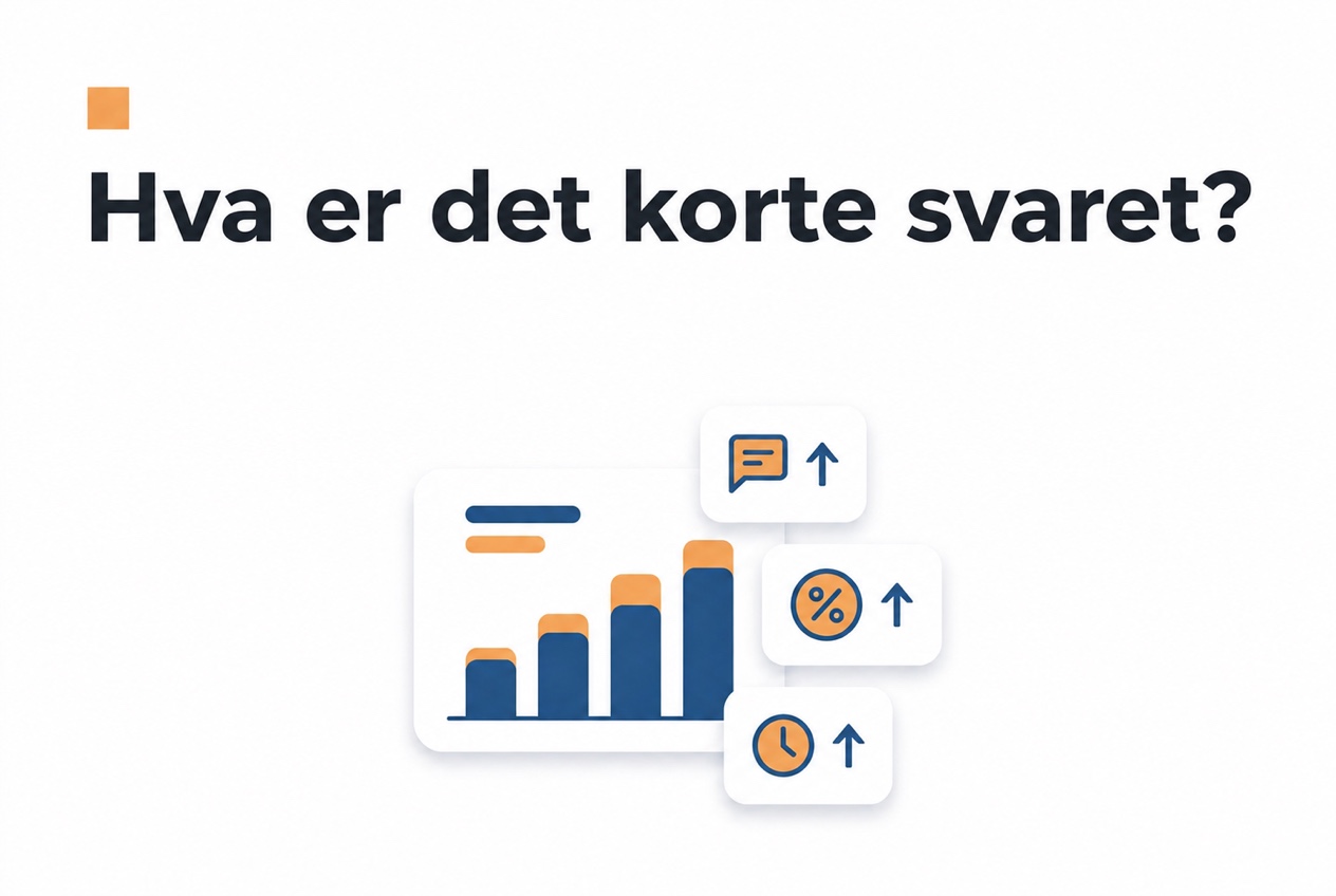 Illustrasjon av data som brukes til å måle avkastning fra en videowidget