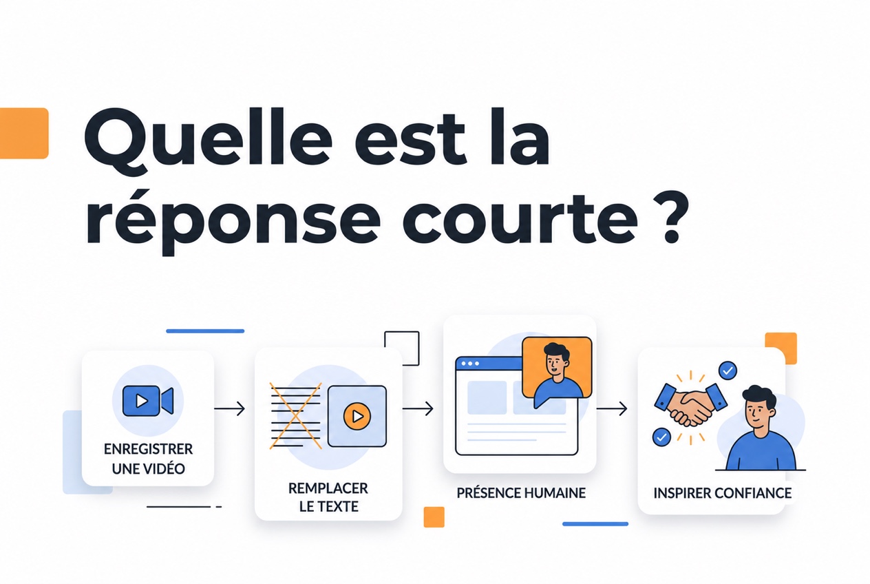 Développer sa marque personnelle avec la vidéo sur son site 1 Illustration de la réponse courte