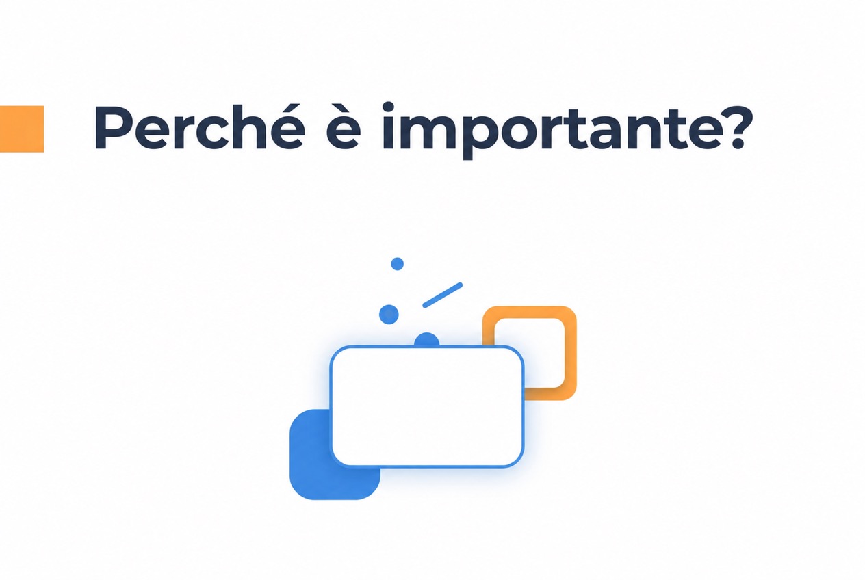 Illustrazione del motivo per cui è importante