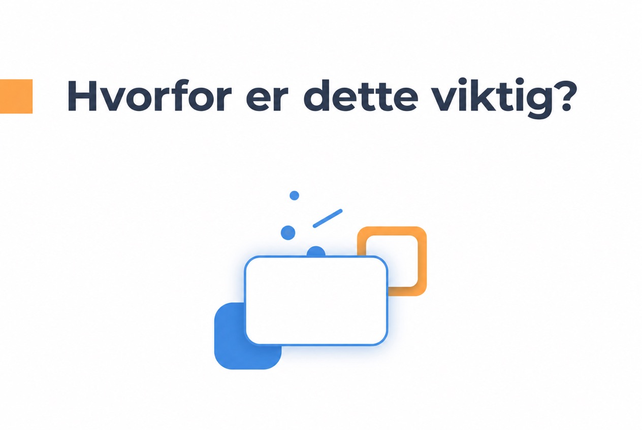 Illustrasjon av hvorfor personlig video kan støtte tillit