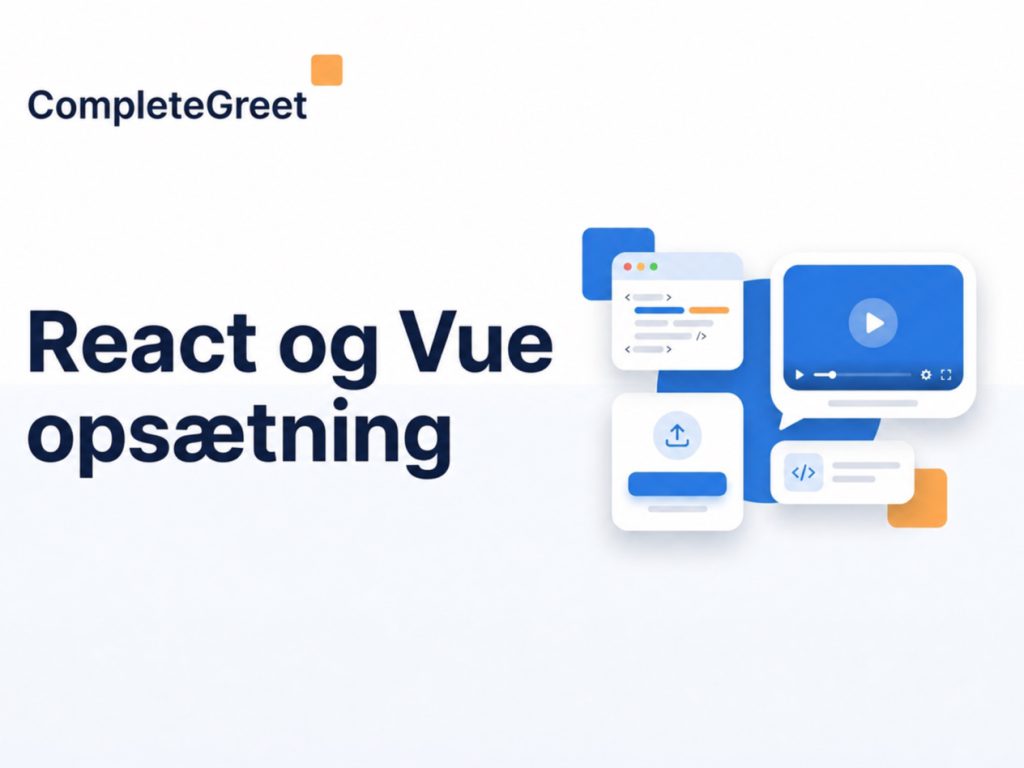 Sådan føjer du en videoboble til React eller Vue