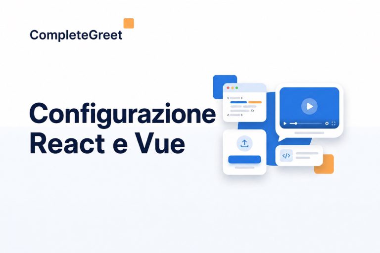 Come aggiungere una bolla video a React o Vue