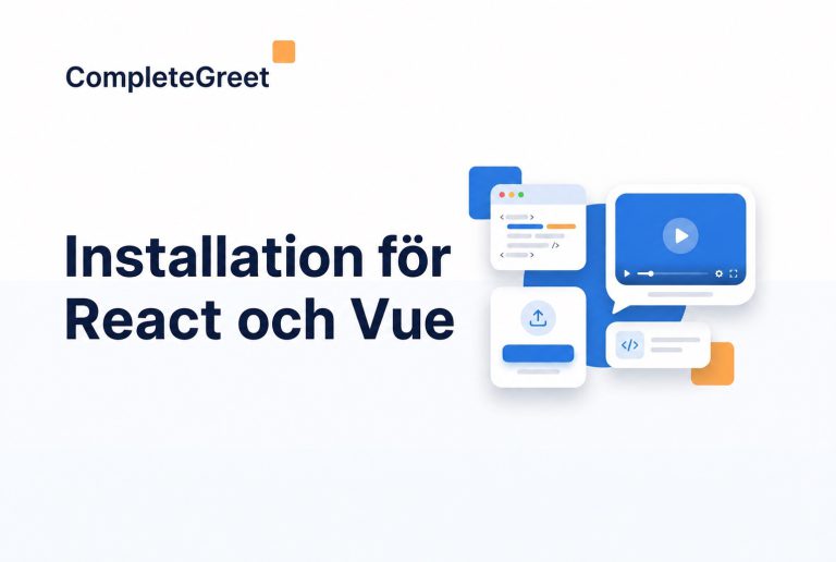 Så lägger du till en videobubbla i React eller Vue