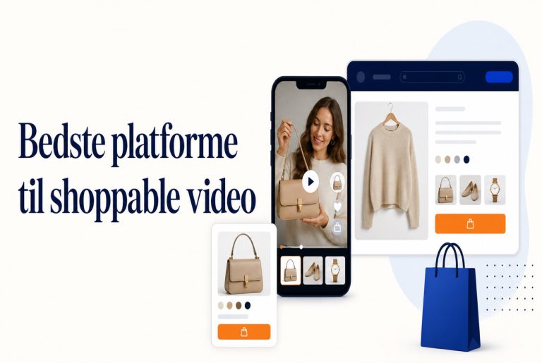 Bedste platforme til shoppable video sammenlignet