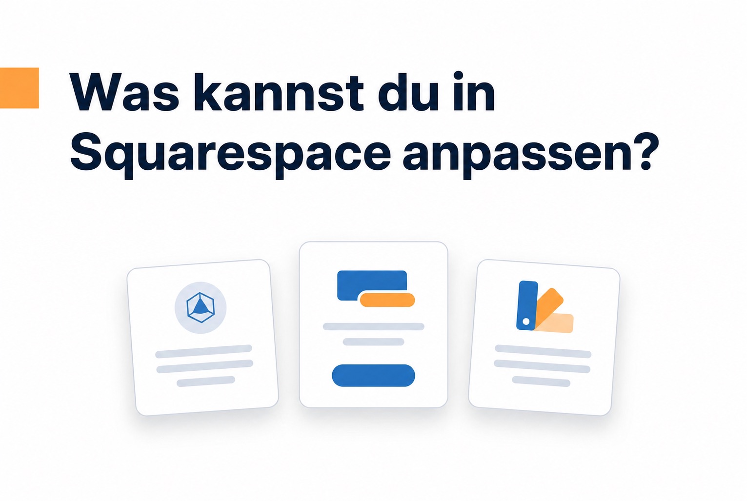 Anpassungen für eine Video-Bubble in Squarespace
