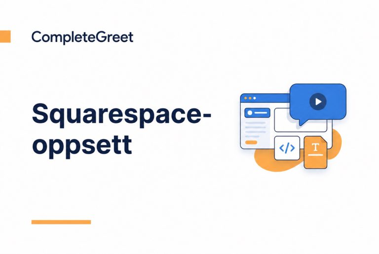 Legg til en videoboble på Squarespace