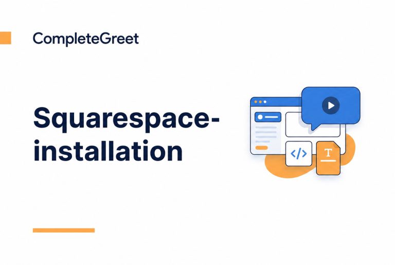 Lägg till en videobubbla på Squarespace