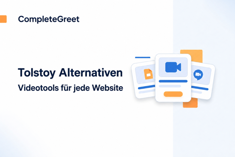 Tolstoy Alternativen: Videotools für Websites ohne Shopify