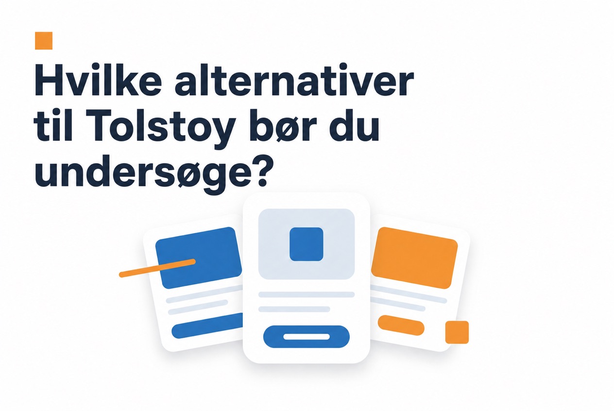 Illustration af alternativer til Tolstoy, der er værd at undersøge