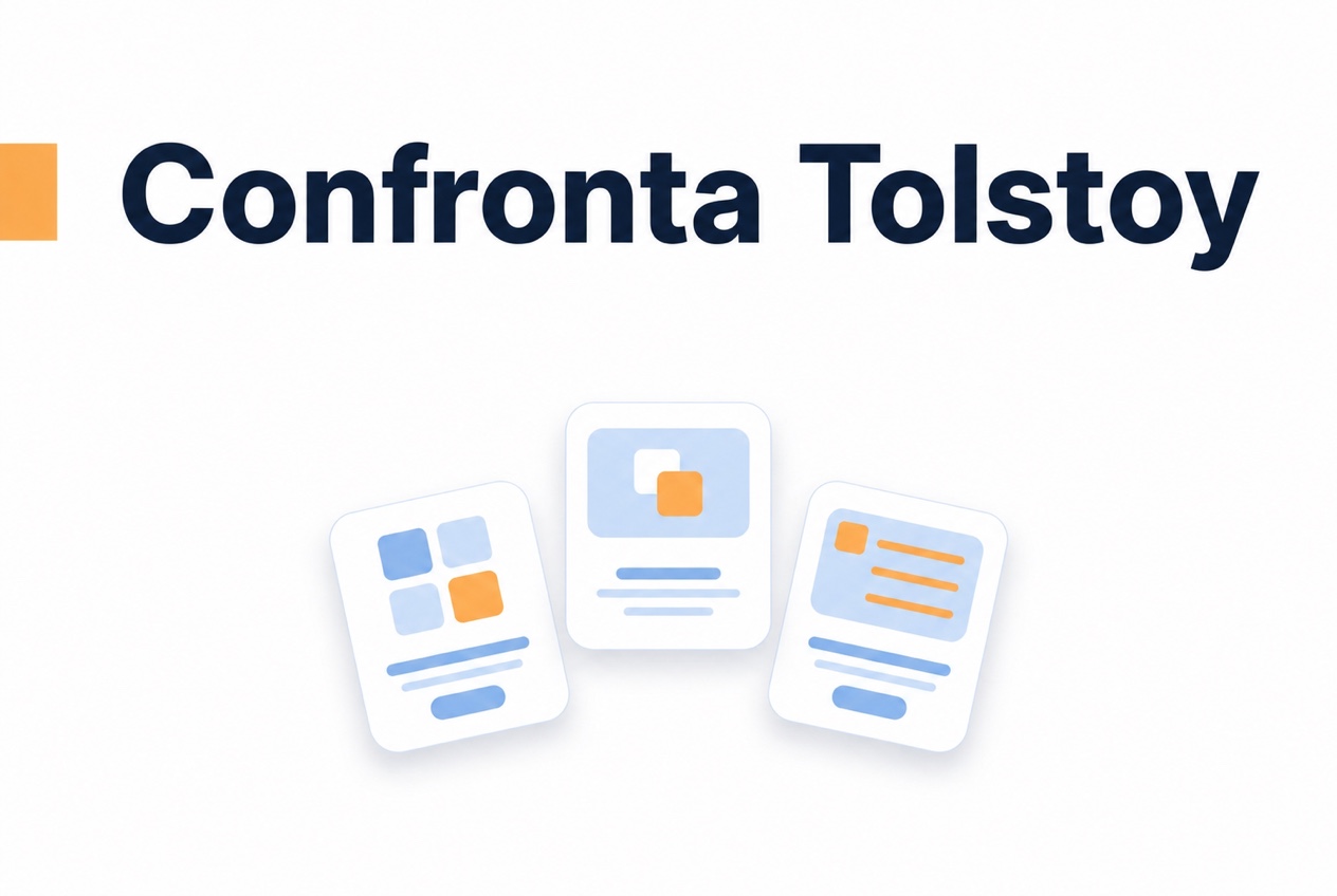 Motivi per confrontare le alternative a Tolstoy