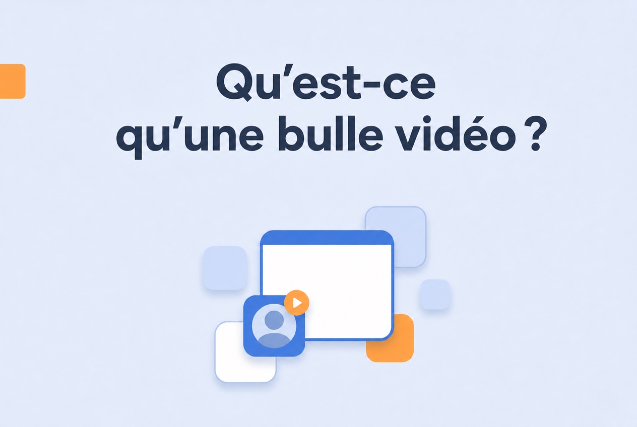 Définition d’une bulle vidéo sur un site
