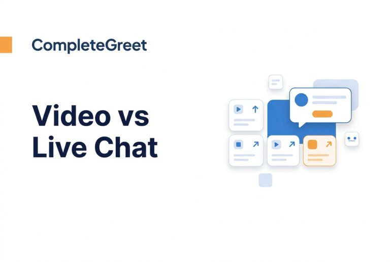 Video Bubble vs Live Chat: Which One Actually Converts Better?