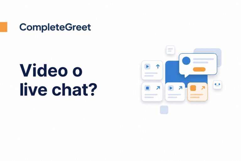 Bolla video o live chat: quale converte meglio?