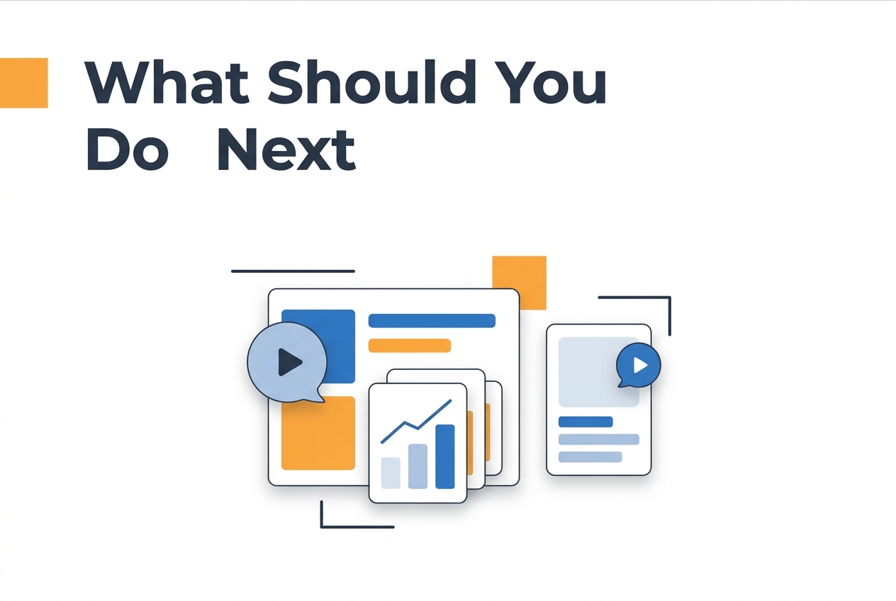 Data illustration for What should you do next