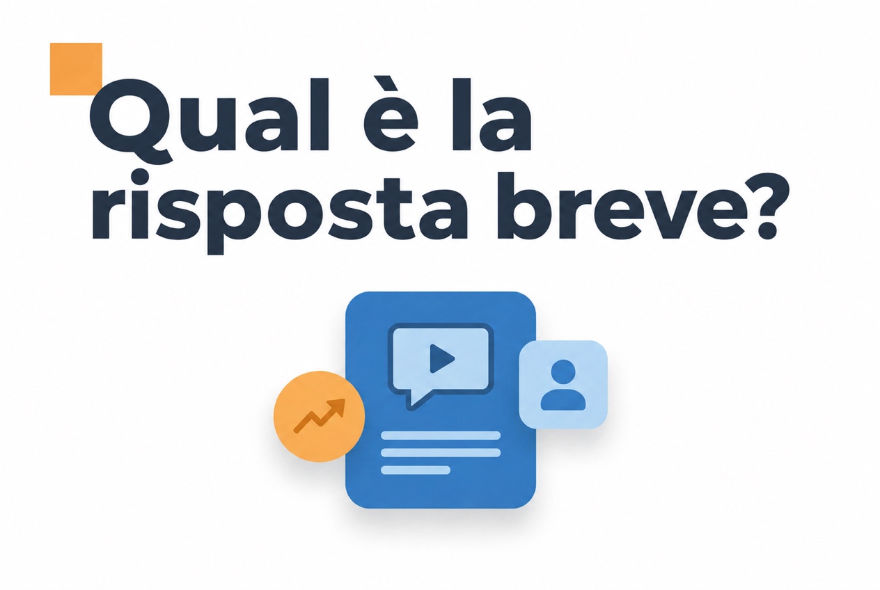 Bolla video o live chat: quale converte meglio? 1 Illustrazione della risposta breve