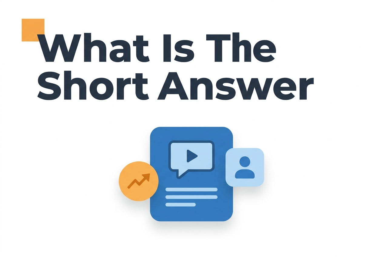 Concept illustration for What is the short answer