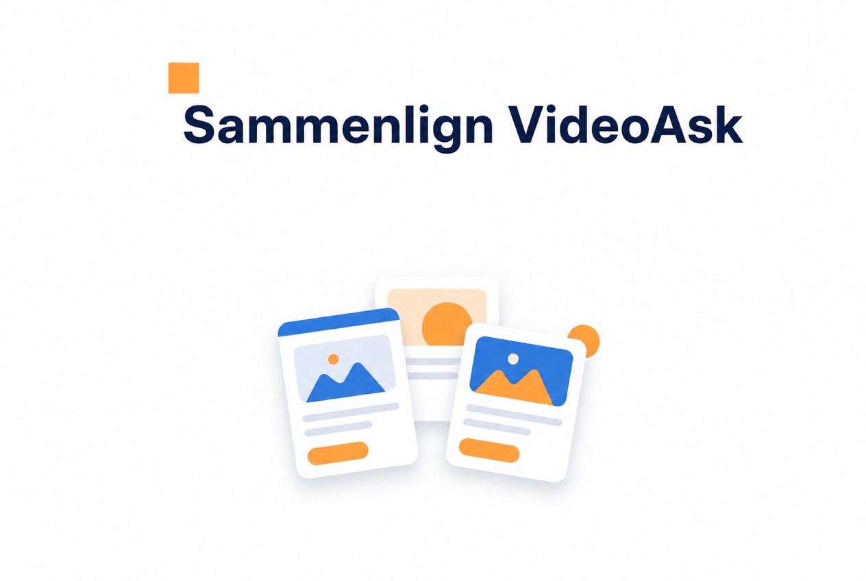 7 alternativer til VideoAsk som er verdt å vurdere 1 Illustrasjon for sammenligning av alternativer til VideoAsk