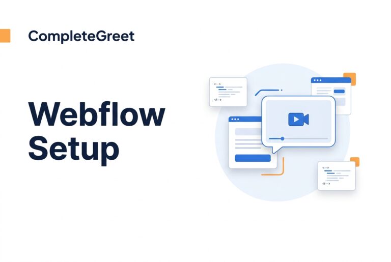 How to Add a Video Bubble to Webflow