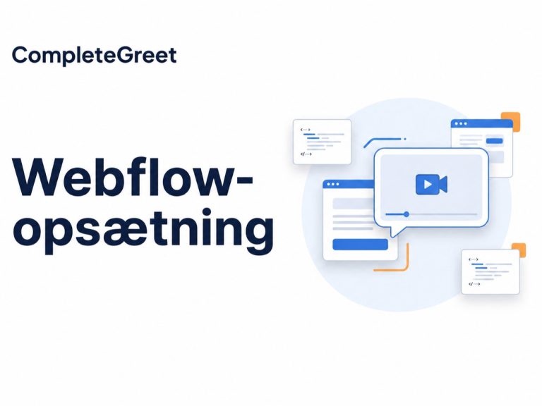 Sådan føjer du en videoboble til Webflow