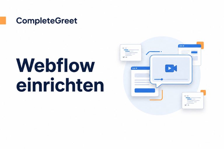 So fügst du eine Video Bubble zu Webflow hinzu
