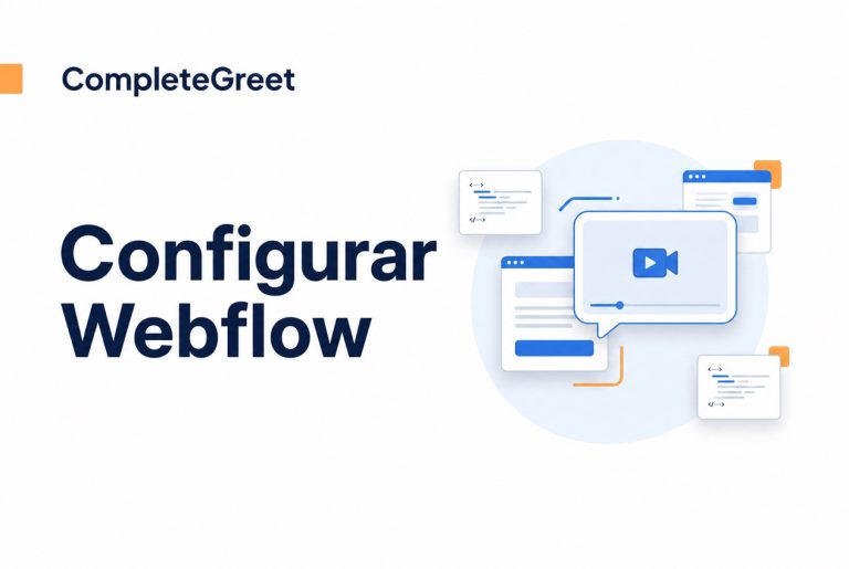 Cómo añadir una burbuja de vídeo a Webflow
