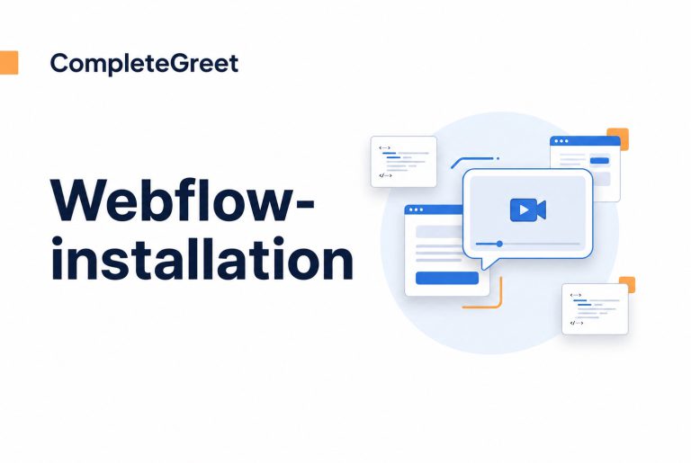 Så lägger du till en videobubbla på Webflow